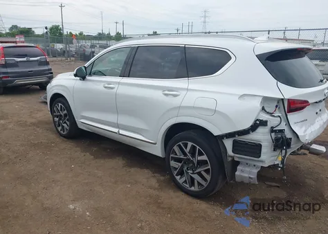 2022 Hyundai Santa Fe Calligraphy from USA, damaged, VIN 5NMS5DAL0NH466352